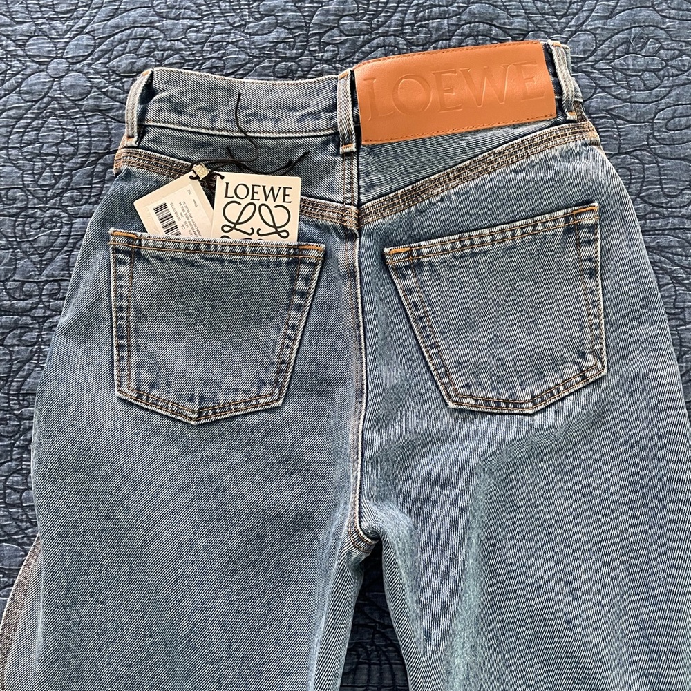 Brand new Loewe Appliquéd cropped jeans size 34 - Picture 6 of 8
